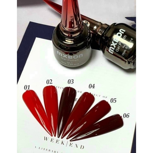 Set sơn đỏ mxbon