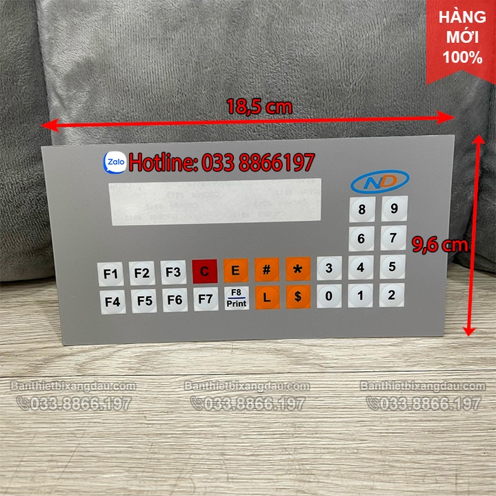 Decal mặt bàn phím xăng dầu ND Nam Dương