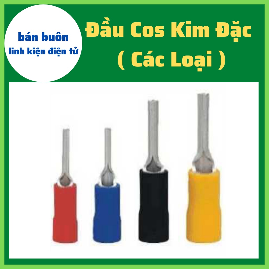 100 đầu cos kim đặc các loại, cosse pin đặc