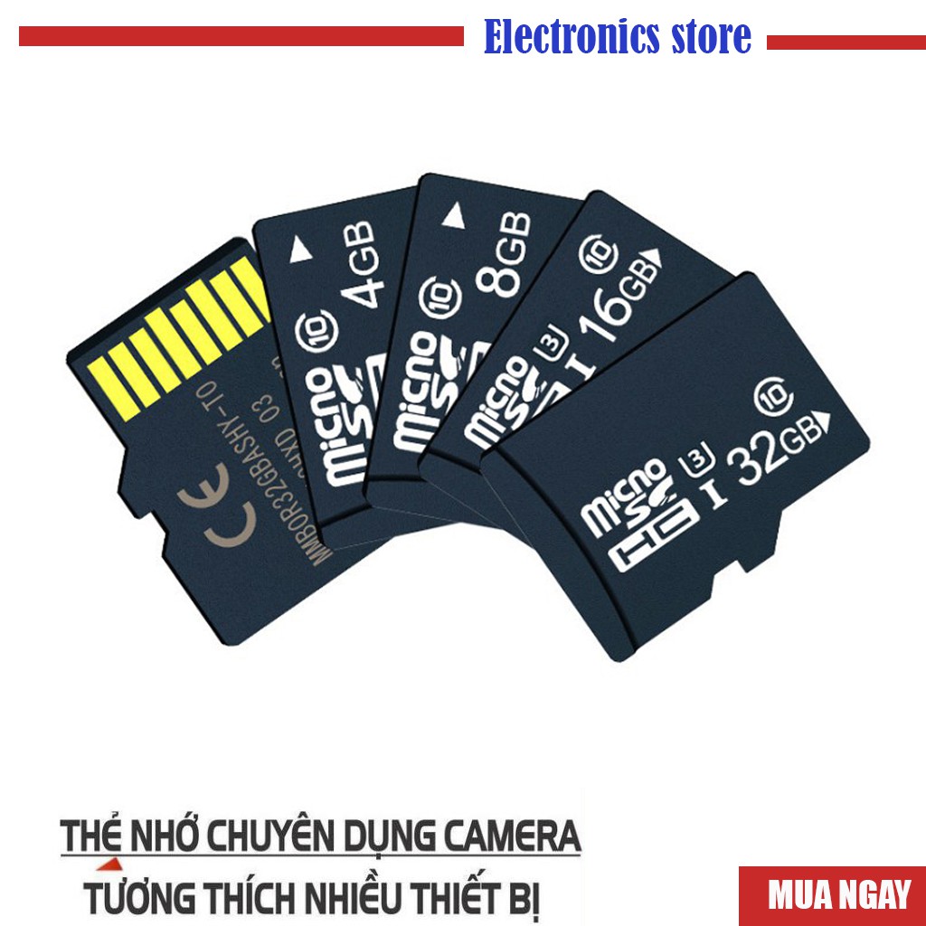 Thẻ nhớ 64G/32G/16G/8G/4G/2G - Chuyện dụng cho Camera IP wifi, Smartphone, điện thoại,  loa đài, BH 2 năm 1 đổi1 | BigBuy360 - bigbuy360.vn