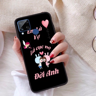 Ốp lưng realme c15 viền dẻo tpu bst ốp cặp