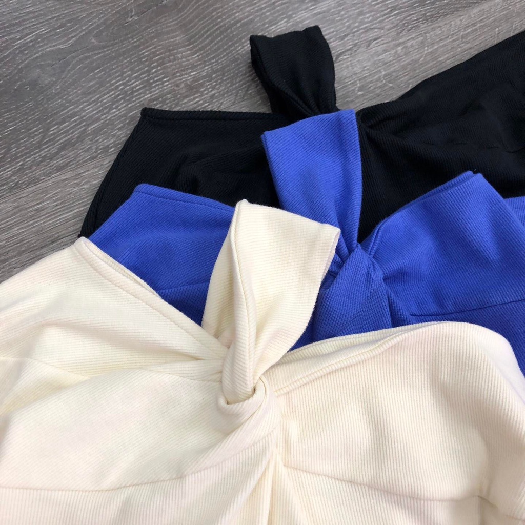 Áo croptop nữ tay dài bẹt vai