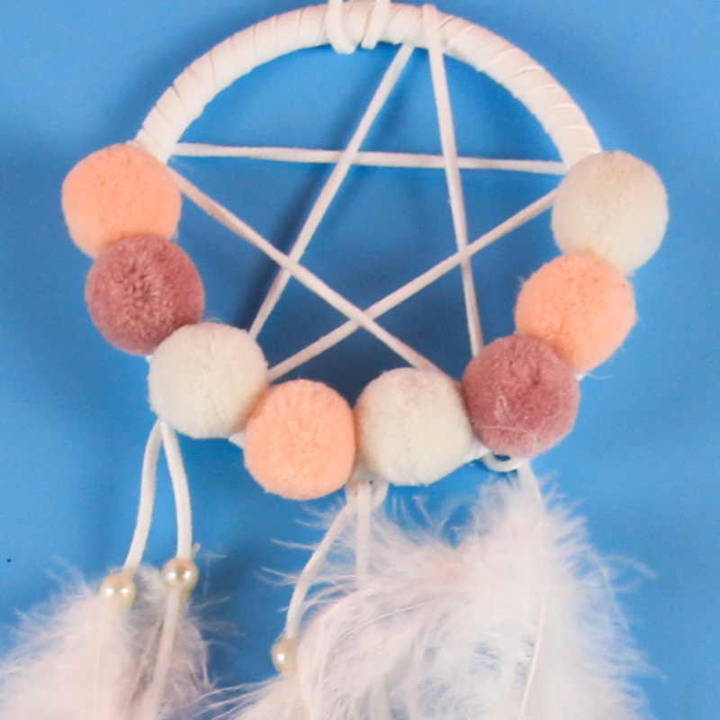 Bùa Đuổi Bắt Giấc Mơ Dream Catcher Có Đèn LED Treo Tường Trang Trí