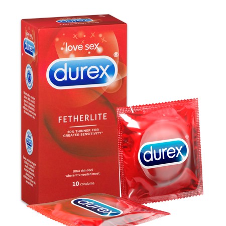 [HÀNG ÚC CHUẨN] Bao cao su siêu mỏng Durex Úc Durex Fetherlite Ultra Thin Feel Condoms Extra Sensitive - Hộp 30 chiếc