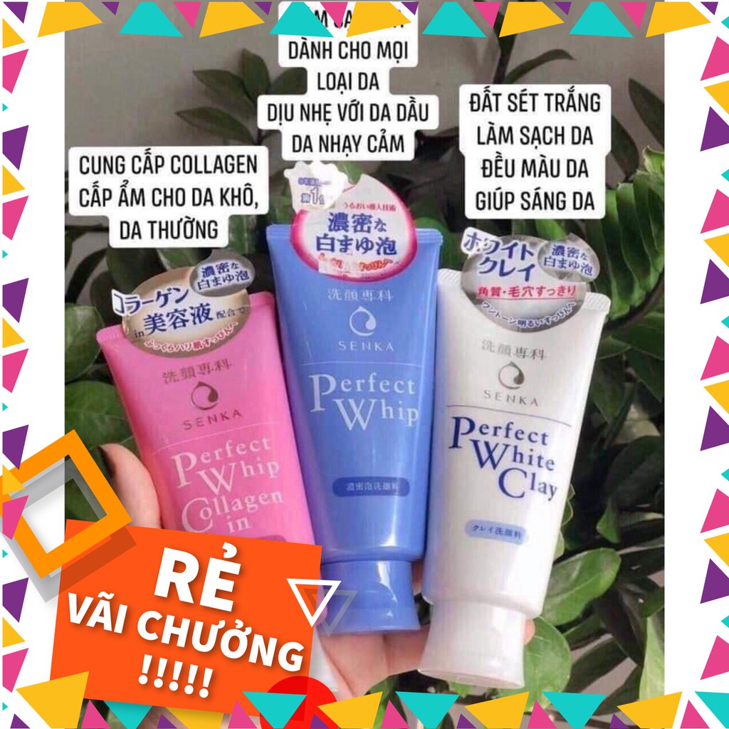 Sữa Rửa Mặt Shiseido Senka Perfect Whip 120g