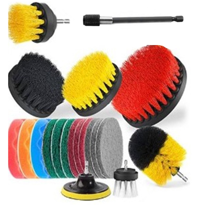 Bộ Cọ Vệ Sinh Nhà Tắm Gắn Máy Khoan Điện Tiện Dụng