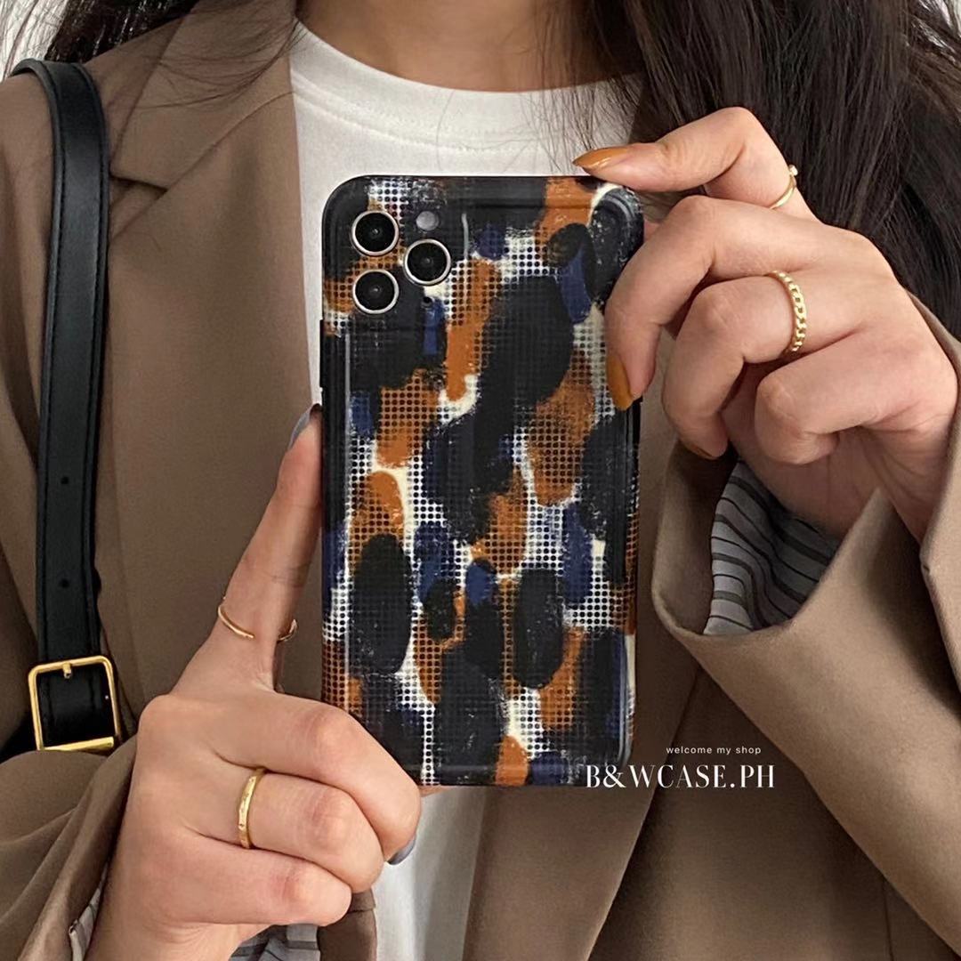 Fashion Graffiti art orange sunset Phone Case for IPhone 12 11 Pro Max IX XS Max XR SE2020 iPhone 7 8 Plus Matte full Soft IMD Cover