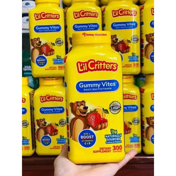 KẸO DẺO GẤU GUMMY VITES 300 VIÊN CỦA MỸ date 05/2023