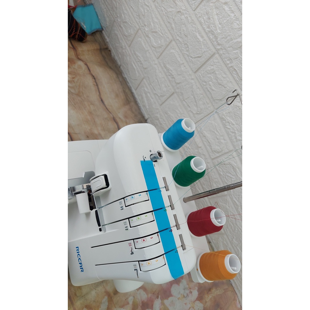Máy Vắt Sổ- Máy Cuốn Bèo- Máy Chập Gia Đình 3 in 1 Khỏe-Êm-Bền- Mới 100%- Bảo Hành 1 Năm- TẶNG CHỈ TƠ TO