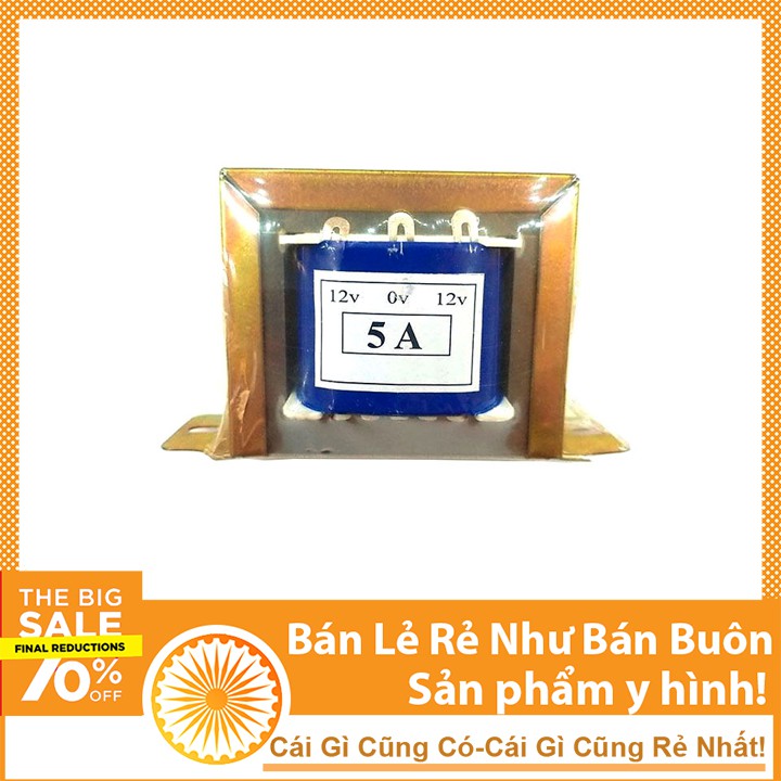 Biến Áp Đối Xứng 12V 5A