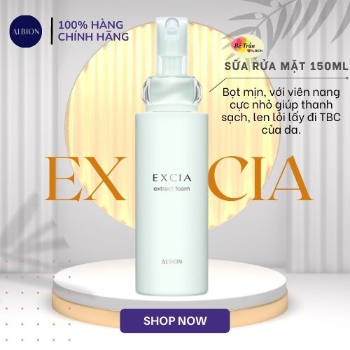 SỮA RỬA MẶT LÀM SÁNG TẾ BÀO EXCIA