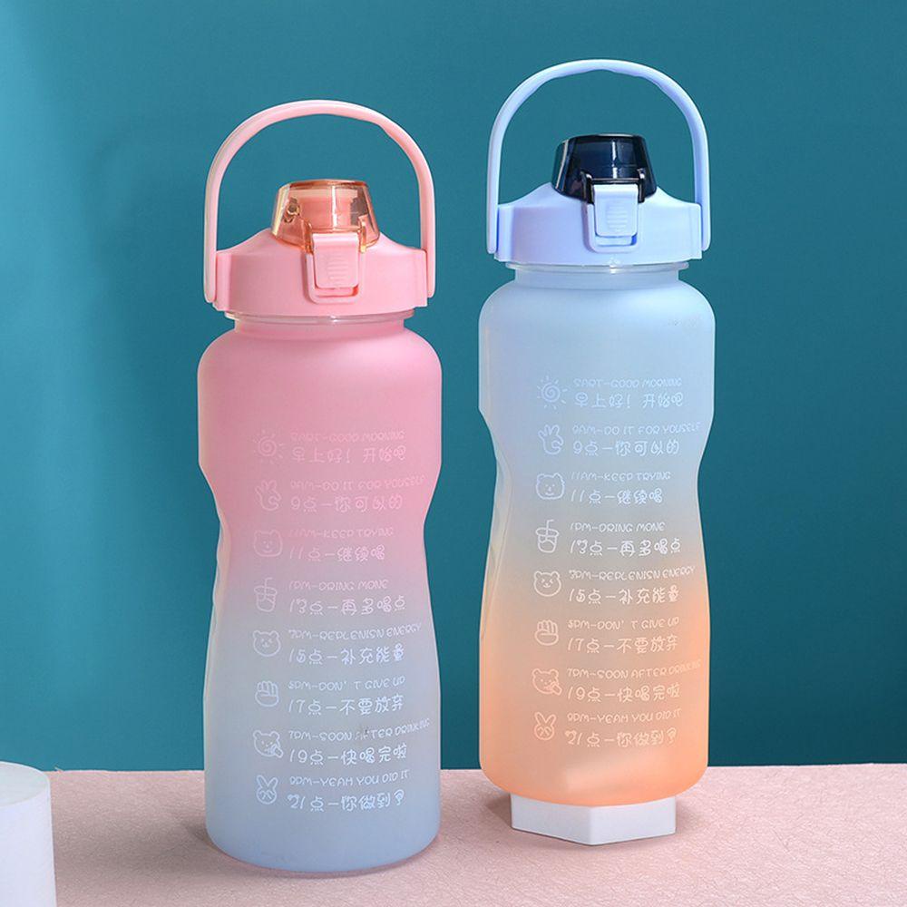 Bình Nước PISTA 2000ml Dung Tích Lớn Màu Gradient Tiện Dụng Mang Theo Du Lịch / Cắm Trại