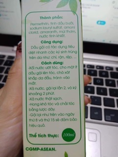 Dầu gội trị nấm trị chấy