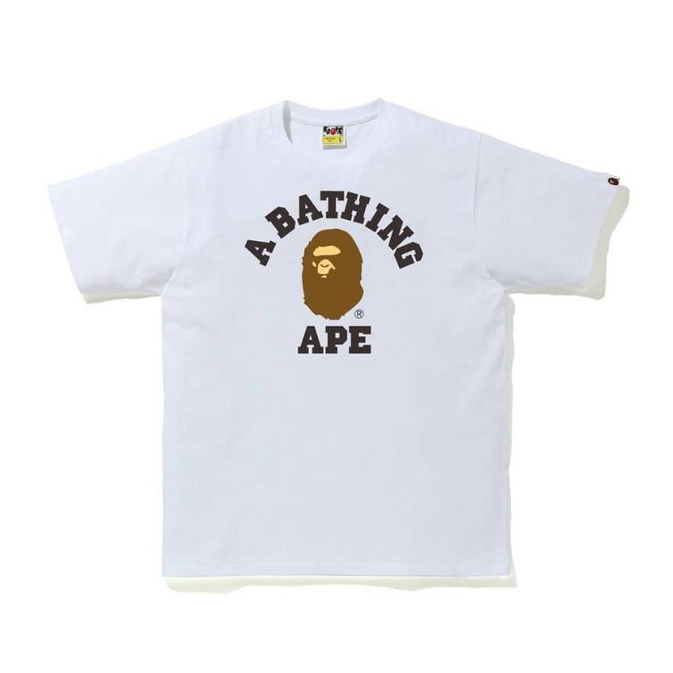 Áo Thun Cotton Tay Ngắn In Họa Tiết Bape Thời Trang Cho Nam Và Nữ