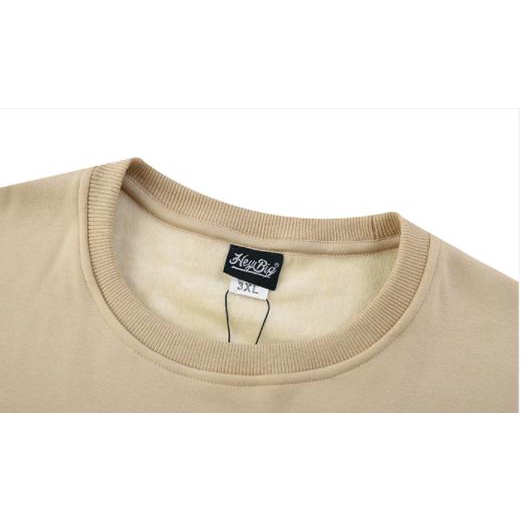 Áo sweater Nelly nỉ lót lông mềm in hình "ELTI" áo nỉ