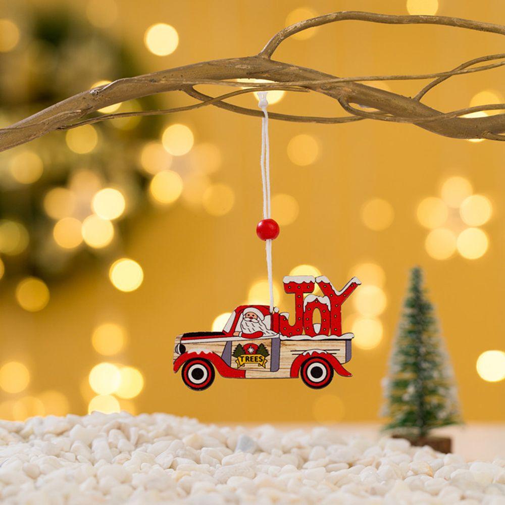 KUNHEV Phụ Kiện Treo Trang Trí Giáng Sinh / Năm Mới Bằng Gỗ Siêu Bền