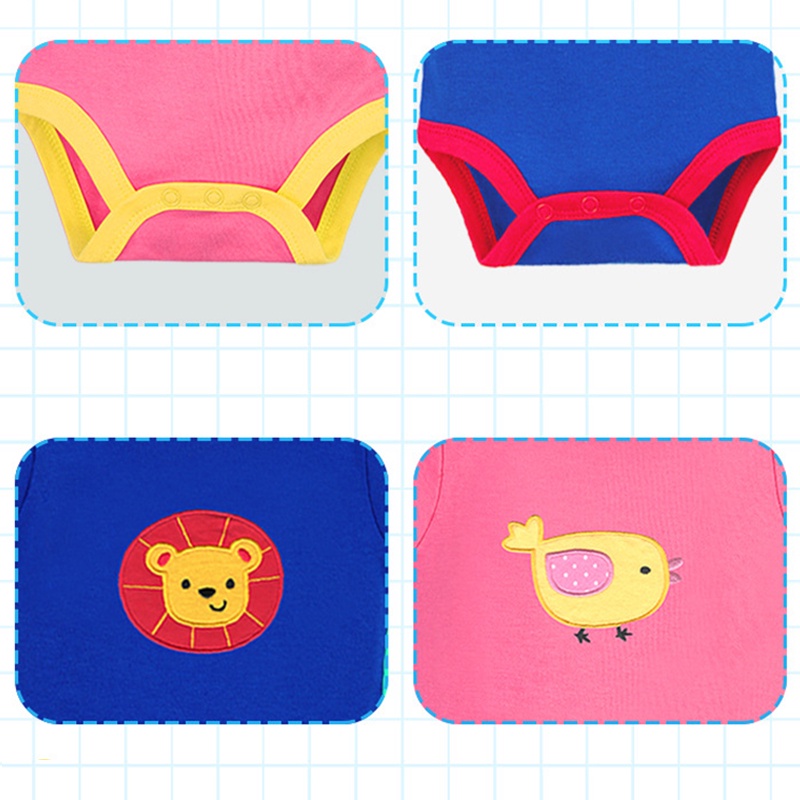 Set 5 Bộ Đồ Liền Thân Xinh Xắn Đáng Yêu Dành Cho Bé Sơ Sinh akku