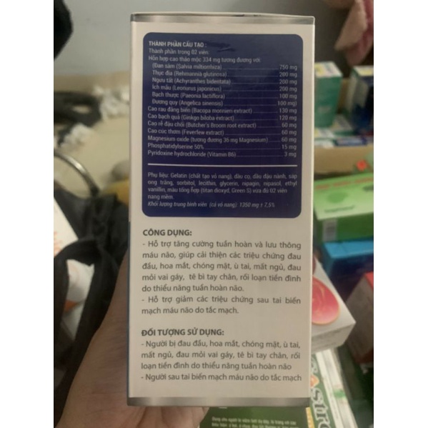 Hỗ trợ tuần hoàn não Tiền đình Ích trí