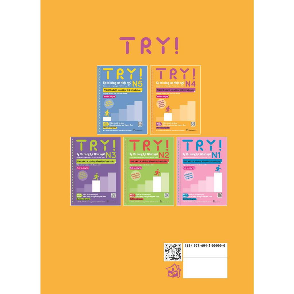 Sách Try! Thi Năng Lực Nhật Ngữ N4 - Phát Triển Các Kỹ Năng Tiếng Nhật Từ Ngữ Pháp