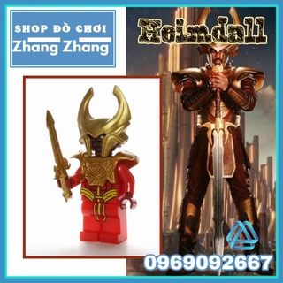 Đồ chơi Xếp hình mô hình Heimdall trong Thor : Ragnarok Minifigures WM467
