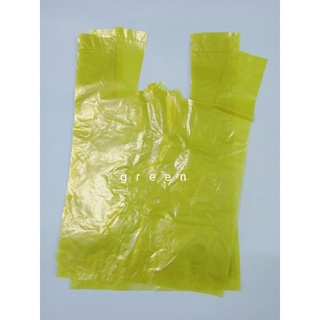 1kg Túi xốp 2 quai bóng mỡ màu hàng chợ greenkios