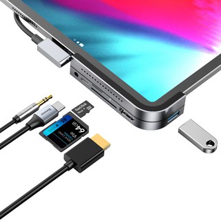 Bộ chuyển đổi HUB thông minh Baseus Bend Angle No.7 Multifunctional Type C