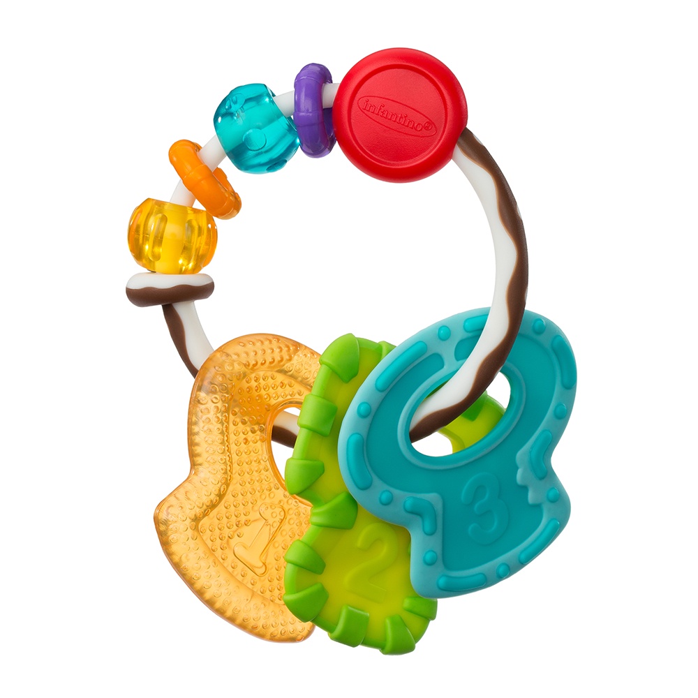 Gặm Nướu Cho Bé Hình Chùm Chìa. Khoá Infantino - Cool &amp; Chew Teether Keys