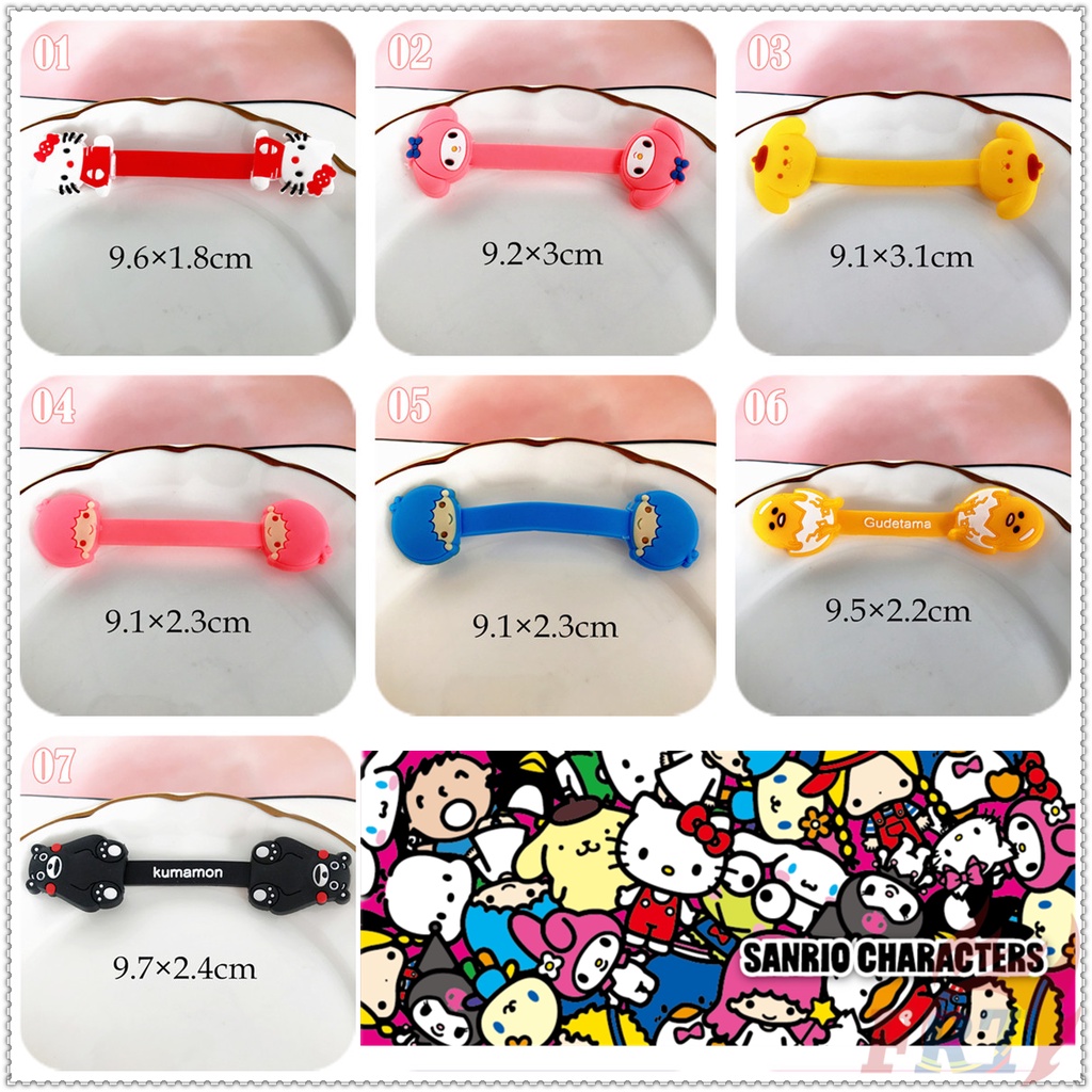 ◐ Máy Cuốn Dây Cáp Nhân Vật Sanrio ◑ 1 Dây Cuốn Cáp Hình Hello Kitty/Melody/Ngôi Sao/Ngôi Sao/Quả Pom Pom Purin/Gudetama/Kumamon