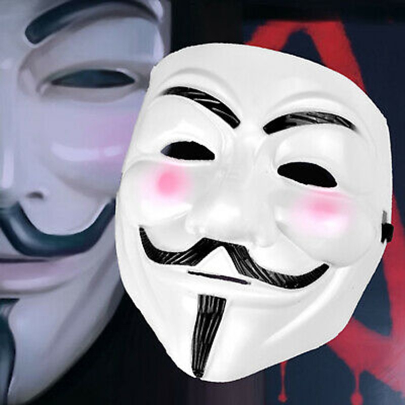 2 Cái Mặt Nạ Halloween Mặt Nạ Lạ Mắt Mặc Đầm? Trò Chơi Vô Danh Hacker V for Vendetta