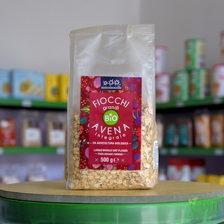 Yến mạch nguyên cám hữu cơ cán lớn Sottolestelle 500g