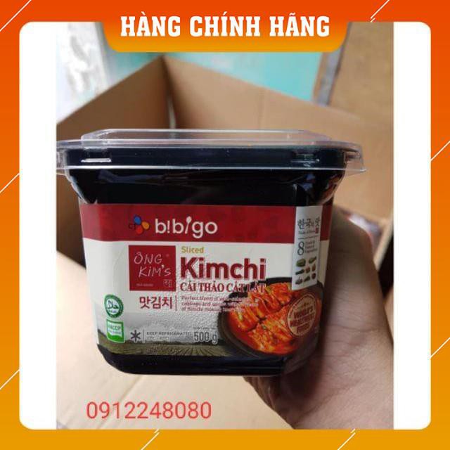 KIM CHI CẢI THẢO CẮT LÁT BIBIGO 500G