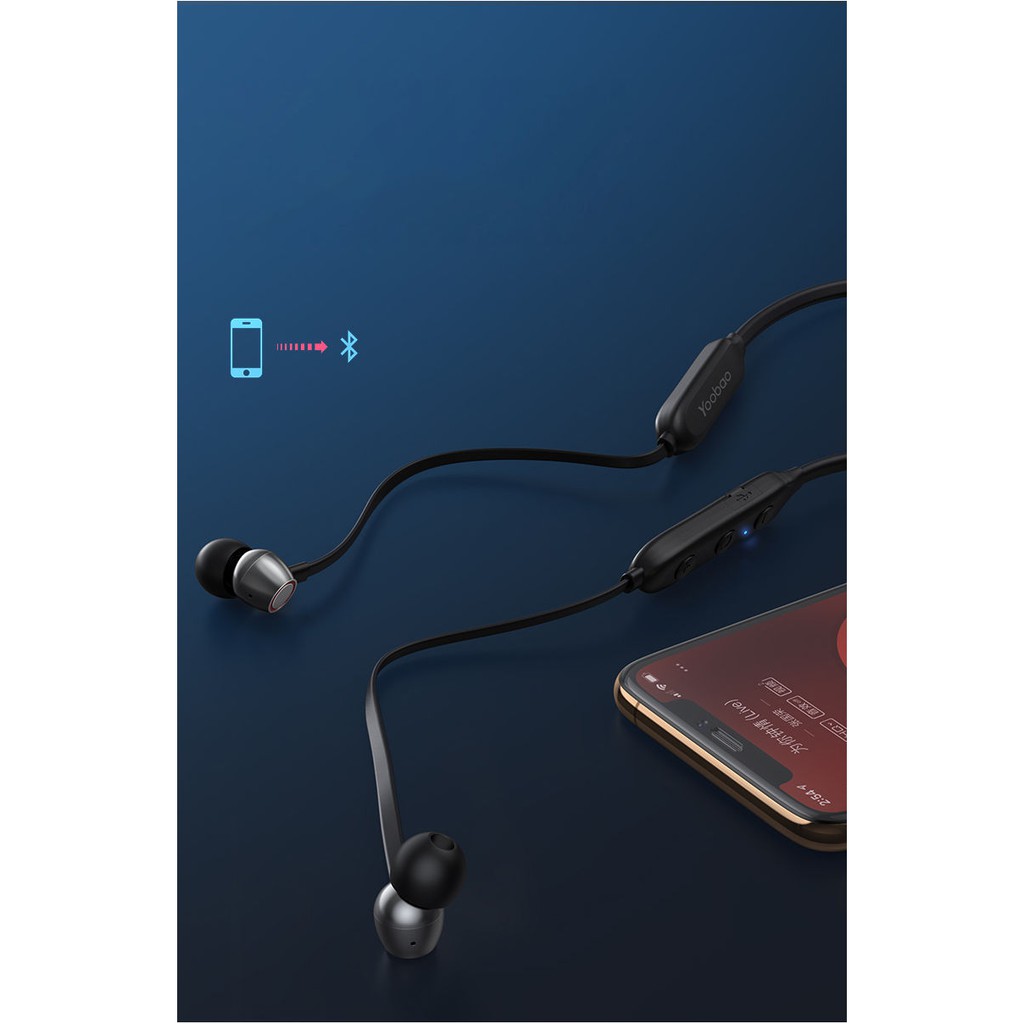 Tai nghe Bluetooth thể thao từ tính thích hợp dùng cho cả nam và nữ Yoobao YB504