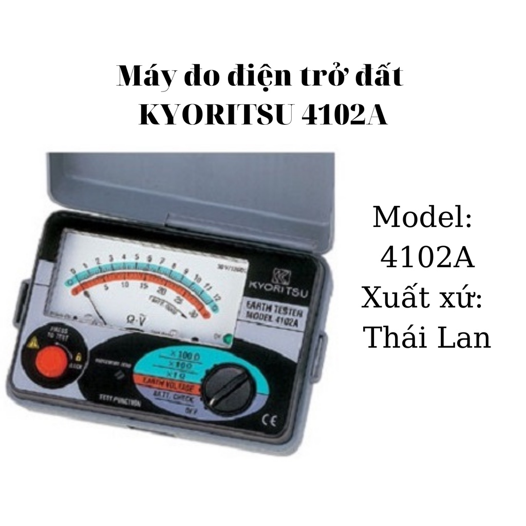 Máy đo điện trở đất KYORITSU 4102A