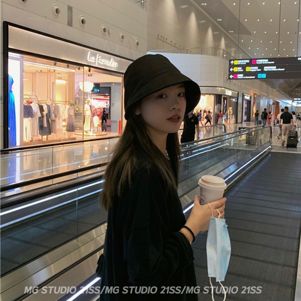 Mũ Ngư Dân Da Lộn Mũ Xô MG  Vải Da Lộn Thiết Kế 4 Màu Tùy Chọn