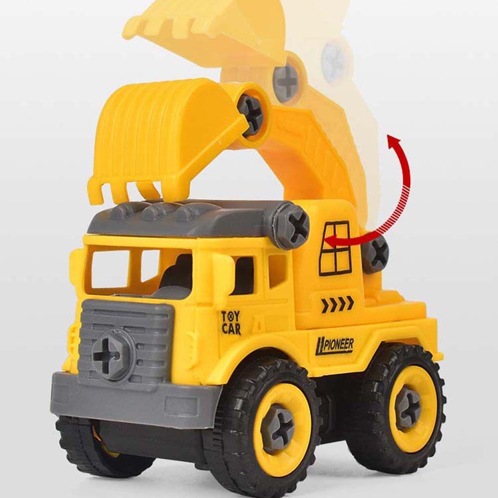 Đồ Chơi Mô Hình Xe Công Trường Tự Lắp Ráp Giáo Dục Cho Bé