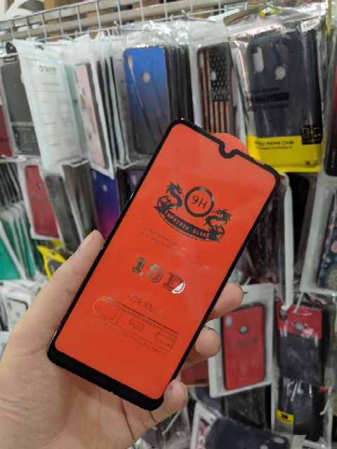 Cường lực 19D cho Xiaomi Redmi 7 FREESHIP Từ 50k full màn full keo ôm màn 2.5D cao cấp chất đẹp