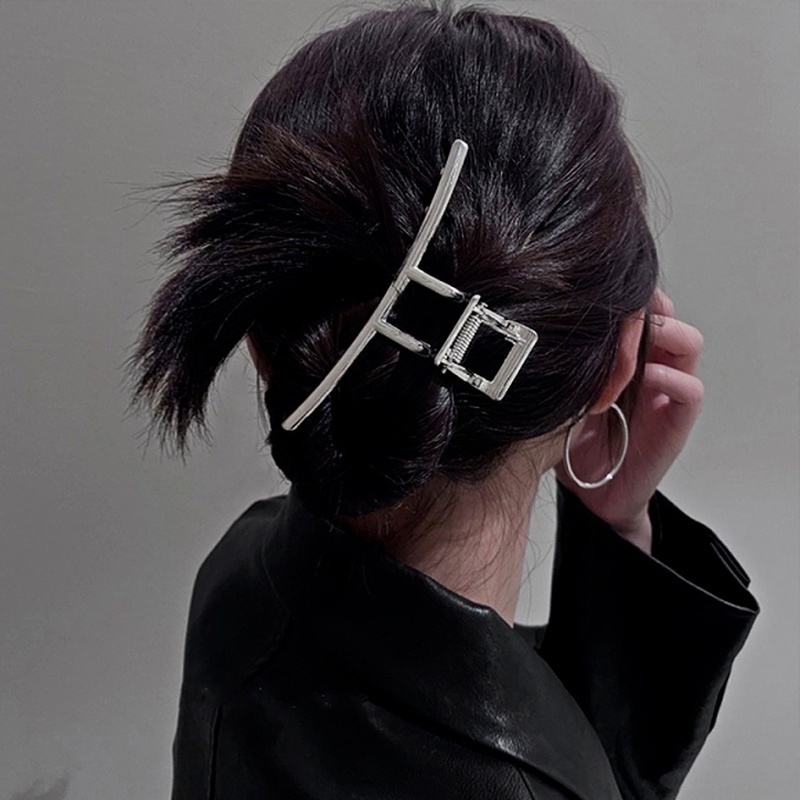 Kẹp Tóc Hợp Kim Bạc Kiểu Hình Học 13 Kiểu Dáng Thời Trang Cho Nữ