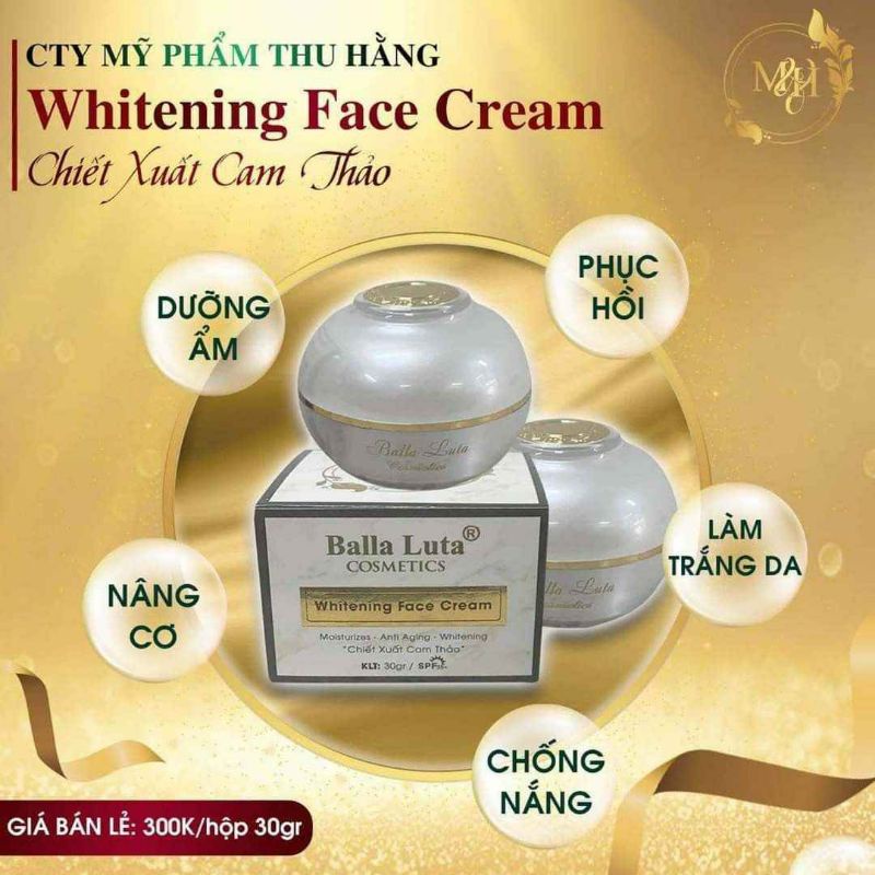 Kem Face Nâng Cơ Balla Luta 30g