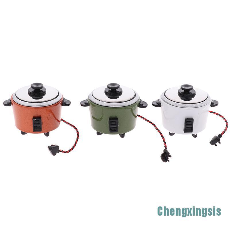 1 Mô Hình Nồi Cơm Trang Trí Nhà Búp Bê Tỉ Lệ 1: 1