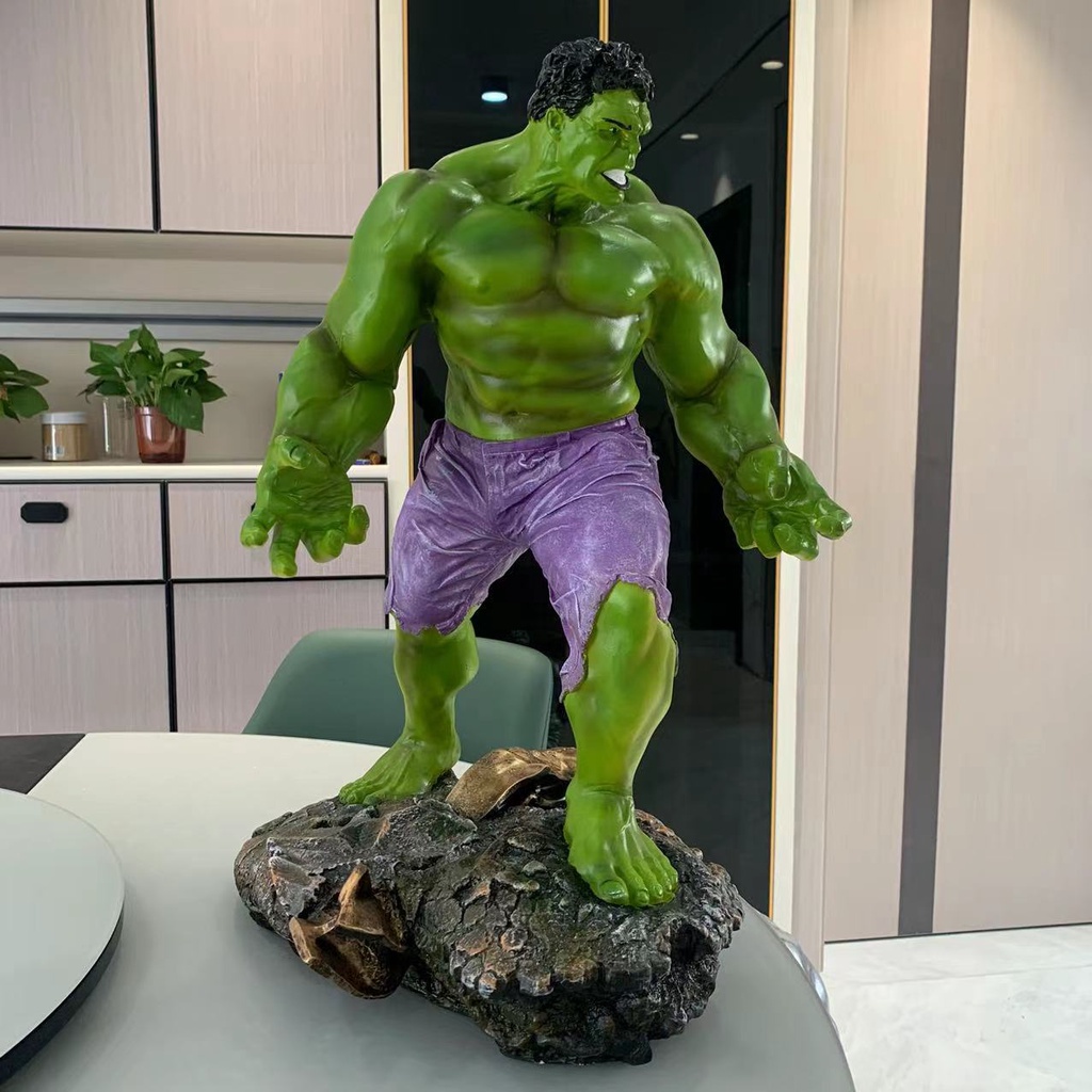 Đồ chơi mô hình trưng bày người khổng lồ xanh Hulk siêu nhân dũng cảm phiên bản lớn 30cm cực ngầu tỷ lệ 1:1