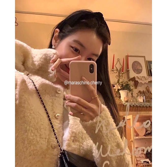 ÁO KHOÁC CARDIGAN LÔNG CỪU PHONG CÁCH HÀN QUỐC