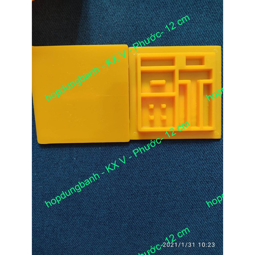 Khuôn Nhận Xôi Vuông 12  CM - Phước - Lộc - Thọ - Hỷ - Hoa hồng  VT 1 GIÁ