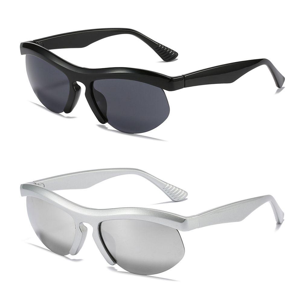 MAG Kính Mát Nam Nữ Nửa Gọng Phong Cách Punk