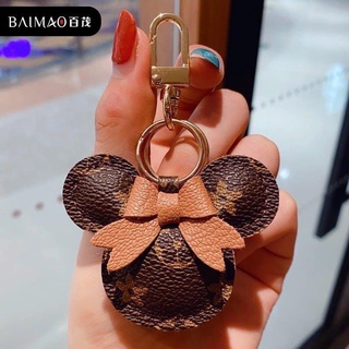 [Full Box] Móc Khoá Chuột Mickey Da Chuẩn Xịn