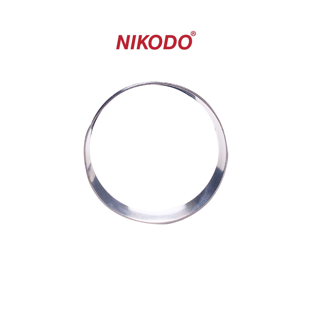 Khuôn hình tròn Nikodo làm yến tinh chế, cắt bánh, nhấn cookie bằng inox không gỉ, an toàn vệ sinh thực phẩm