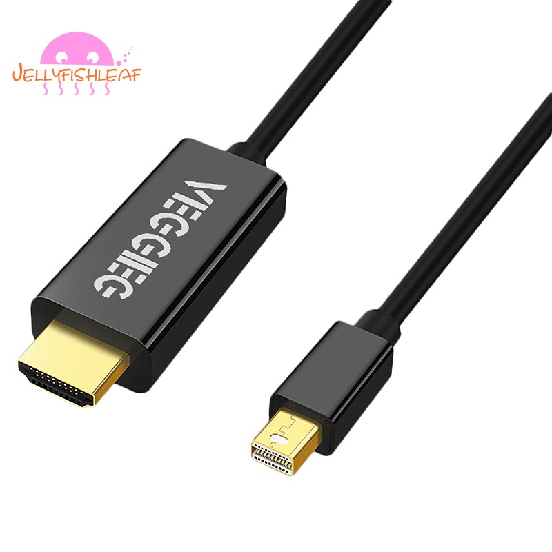 VEGGIEG Displayport in Black - | Thunderbolt 2 Port Compatible Mini DP to HDMI Cable (1.5meter) | BigBuy360 - bigbuy360.vn