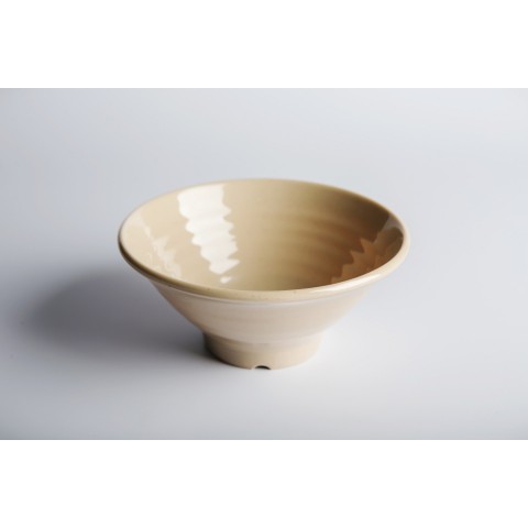 Tô xoăn đáy nhỏ 14cm nhựa melamine phíp đen bóng, nâu bóng, Nhám đen, nâu kem nhám - bát chè phíp - chén cơm F-TOX16N