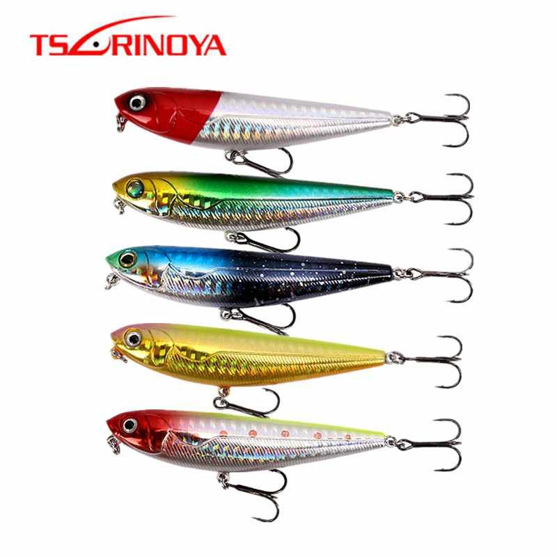 walkingdog . topwater, ,tsurinoya Dw12 mồi nhậy cá vược