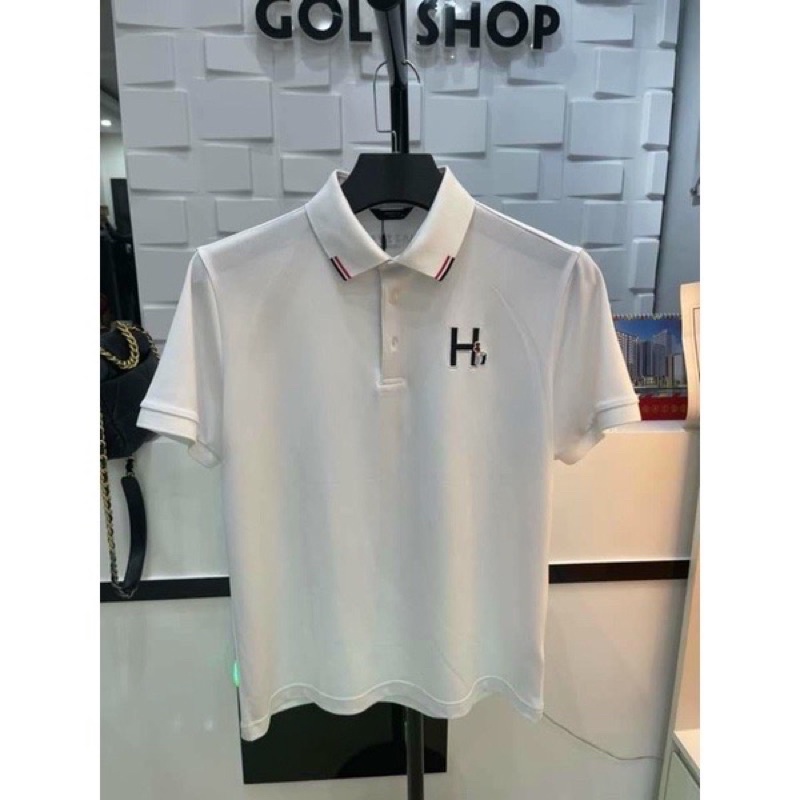 Áo golf cộc tay Hazzy’s chất liệu cotton thấm hút mồ hôi form dáng chuẩn đẹp