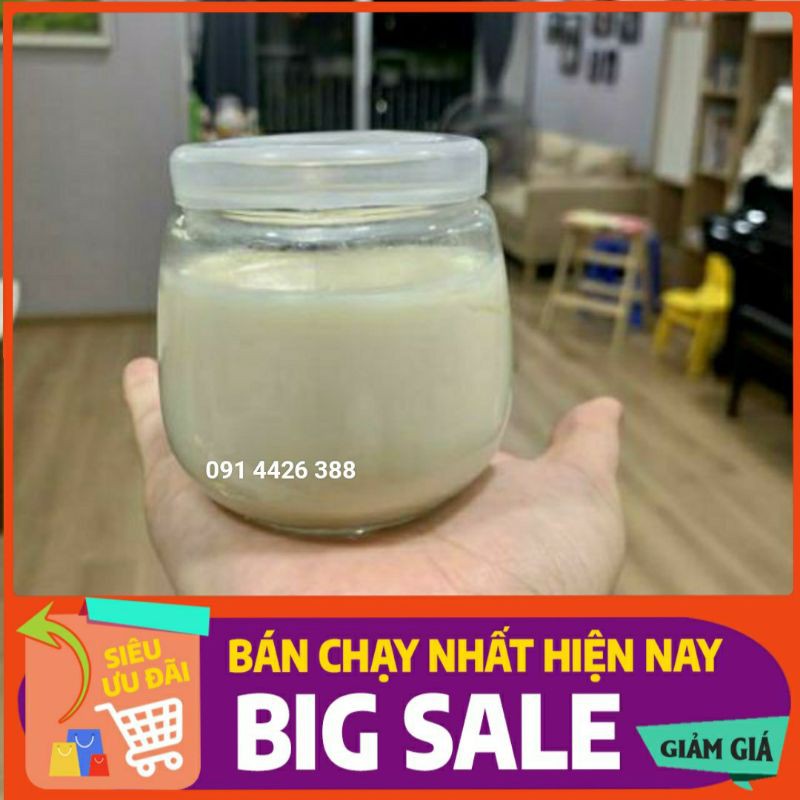 Hũ thủy tinh sữa chua 200ml